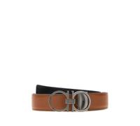 Ferragamo - Cintura Doppia Regolabile - - Accessories - Uomo - Marrone - 110 CM