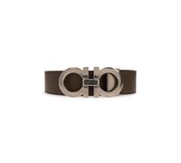 Ferragamo - Cintura Doppia Regolabile - - Accessories - Uomo - Marrone - 95 CM