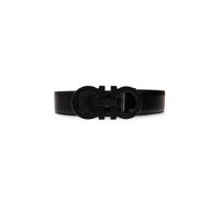 Ferragamo - Cintura Doppia Regolabile - - Accessories - Uomo - Nero - 110 CM