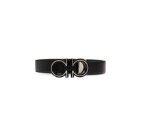 Ferragamo - Cintura Doppia Regolabile - - Accessories - Uomo - Nero - 85 CM