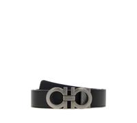 Ferragamo - Cintura Double Adjus - - Accessories - Uomo - Nero - 115 CM