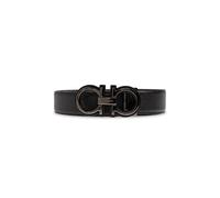 Ferragamo - Cintura Double Adjustable Gancini - - Accessories - Uomo - Marrone - 100 CM