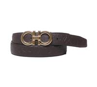 Ferragamo - Cintura Gancini reversibile in pelle - - Accessories - Uomo - Marrone - 105 CM