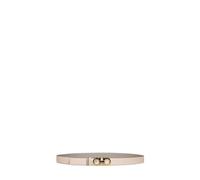 Ferragamo - Cintura Gancini reversibile e regolabile - - Accessories - Donna - Rosa - 90 CM