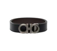 Ferragamo - Gancini Reversible Belt - - Accessories - Uomo - Nero - 110 CM