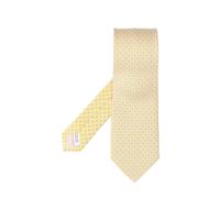 Ferragamo - Cravatta a stampa quadrata Gancini - - Accessories - Uomo - Giallo - ONE SIZE