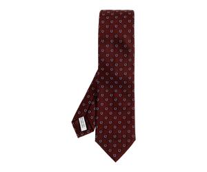 Ferragamo - Cravatta Cairo in Seta - - Accessories - Uomo - Rosso - ONE SIZE