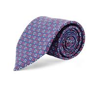 Ferragamo - Cravatta con Stampa Capitano - - Accessories - Uomo - Blu - ONE SIZE