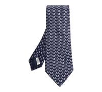 Ferragamo - Cravatta in Seta - - Accessories - Uomo - Blu - ONE SIZE