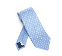 Ferragamo - Cravatta in Seta Catamarano - - Accessories - Uomo - Blu - ONE SIZE