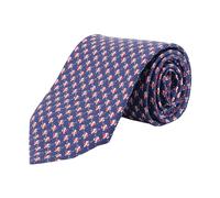 Ferragamo - Cravatta in Seta con Motivo di Squali - - Accessories - Uomo - Multicolore - ONE SIZE