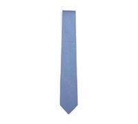 Ferragamo - Cravatta in seta con stampa Gancini - - Accessories - Uomo - Blu - ONE SIZE