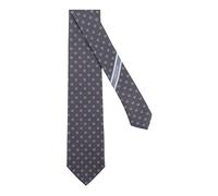 Ferragamo - Cravatta in Seta con Stampa Gancini - - Accessories - Uomo - Grigio - ONE SIZE
