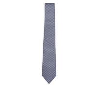 Ferragamo - Cravatta in Seta Gancini - - Accessories - Uomo - Blu - ONE SIZE