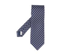 Ferragamo - Cravatta in Seta Gufo - - Accessories - Uomo - Blu - ONE SIZE
