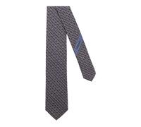 Ferragamo - Cravatta Jacquard Gancini - - Accessories - Uomo - Blu - ONE SIZE