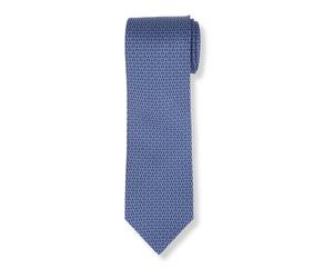 Ferragamo - Cravatta Stampa Gancini - - Accessories - Uomo - Blu - ONE SIZE
