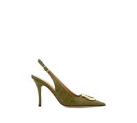 Ferragamo - Décolleté Slingback Rivada - - Shoes - Donna - Verde - 35 1/2 EU