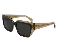 Ferragamo Donna Ferragamo SF2002S 327 Occhiali da sole Acetato Verde Squadrata Normale Normale
