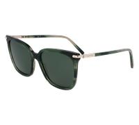 Ferragamo Donna Ferragamo SF2037S 315 Occhiali da sole Acetato Verde Farfalla Normale