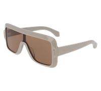Ferragamo Donna Ferragamo SF2061SE 259 Occhiali da sole Acetato Beige Maschera Normale
