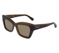 Ferragamo Donna Ferragamo SF2065S 338 Occhiali da sole Acetato Farfalla Normale