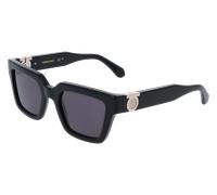 Ferragamo Donna Ferragamo SF2066S 001 Occhiali da sole Acetato Nero Squadrata Normale