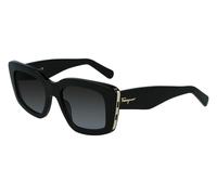 Salvatore Ferragamo Ferragamo SF1024S 47352 001 Black Sunglasses Polycarbonate, Standard, 52 Occhiali da Sole, Unisex-Adulto