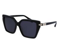 Ferragamo Donna SF1106S 001 Occhiali da sole Acetato Nero Grigio Squadrata Normale Normale