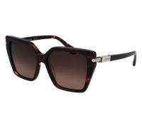 Ferragamo Donna SF1106S 242 Occhiali da sole Acetato Havana Marrone Squadrata Normale Normale