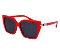 Ferragamo Donna SF1106S 600 Occhiali da sole Acetato Rosso Grigio Squadrata Normale Normale