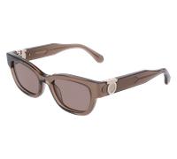 FERRAGAMO SF2067S C52 232 TRANSPARENT BROWN