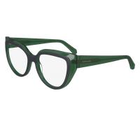Ferragamo Donna SF2984 318 Montature da vista Acetato Verde Cat Eye Normale Normale
