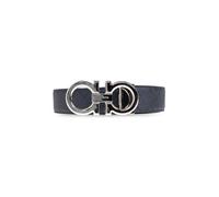 Ferragamo - Double Adjus Belt - - Accessories - Uomo - Blu - 85 CM
