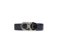 Ferragamo - Double Adjus Belt - - Accessories - Uomo - Blu - 85 CM