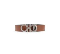 Ferragamo - Double Adjus Belt - - Accessories - Uomo - Marrone - 110 CM