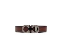 Ferragamo - Double Adjus Belt - - Accessories - Uomo - Marrone - 110 CM