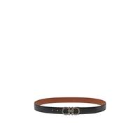 Ferragamo - Double Adjus Belt - - Accessories - Uomo - Nero - 110 CM