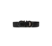 Ferragamo - Double Adjus Belt - - Accessories - Uomo - Nero - 90 CM
