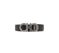 Ferragamo - Double Adjustable Gancini Belt - - Accessories - Uomo - Nero - 105 CM