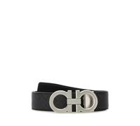 Ferragamo - Double Gancini Belt - - Accessories - Uomo - Nero - 100 CM