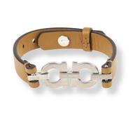 Ferragamo - Double Gancini Bracelet - - Accessories - Uomo - Grigio - ONE SIZE