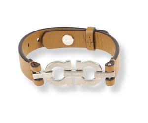 Ferragamo - Double Gancini Bracelet - - Accessories - Uomo - Grigio - ONE SIZE