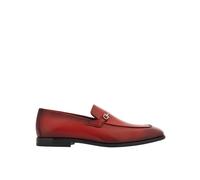 Ferragamo - Fedro Mocassini - - Shoes - Uomo - Rosso - 43 1/2 EU