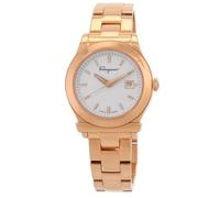 Ferragamo Ferragamo 1898 Collection Orologio da donna di lusso, con cinturino in oro rosa e cassa con quadrante bianco