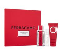 Ferragamo Ferragamo Edp 100 Ml + Shampoo And Shower Gel 100 Ml + Edp 10 Ml Shampoo 1H00000101 100Ml M (Eau De Parfum) Red Leather