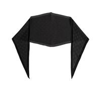 Ferragamo - Foulard asimmetrico con monogramma - - Accessories - Uomo - Nero - ONE SIZE