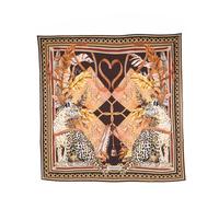 Ferragamo - Foulard in Seta - - Accessories - Donna - Marrone - ONE SIZE