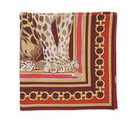 Ferragamo - Foulard in Seta con Stampa Micro Gancini - - Accessories - Donna - Multicolore - ONE SIZE