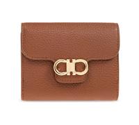Ferragamo - Gancini Compact Wallet - - Accessories - Donna - Marrone - ONE SIZE